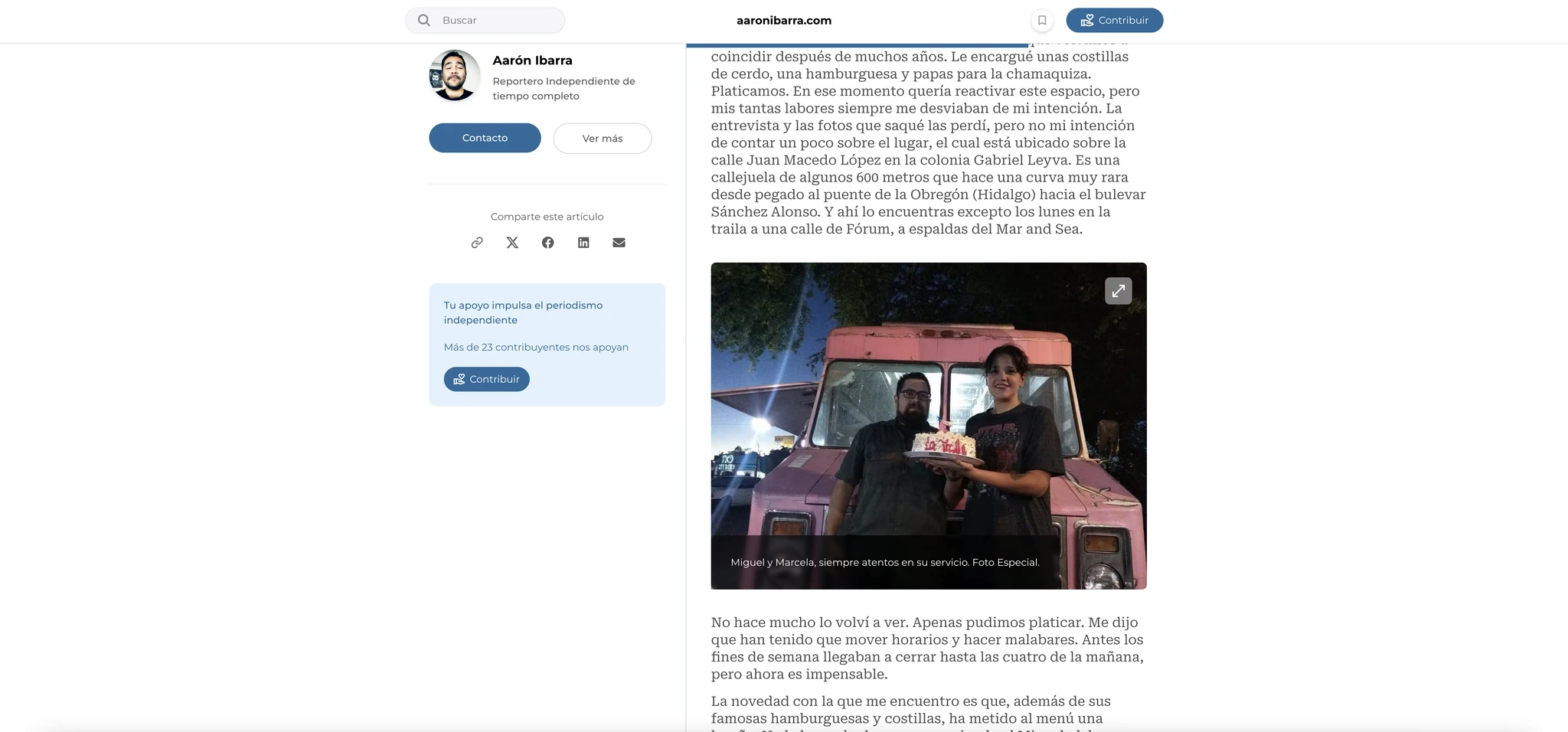 Aarón Ibarra CMS Dashboard